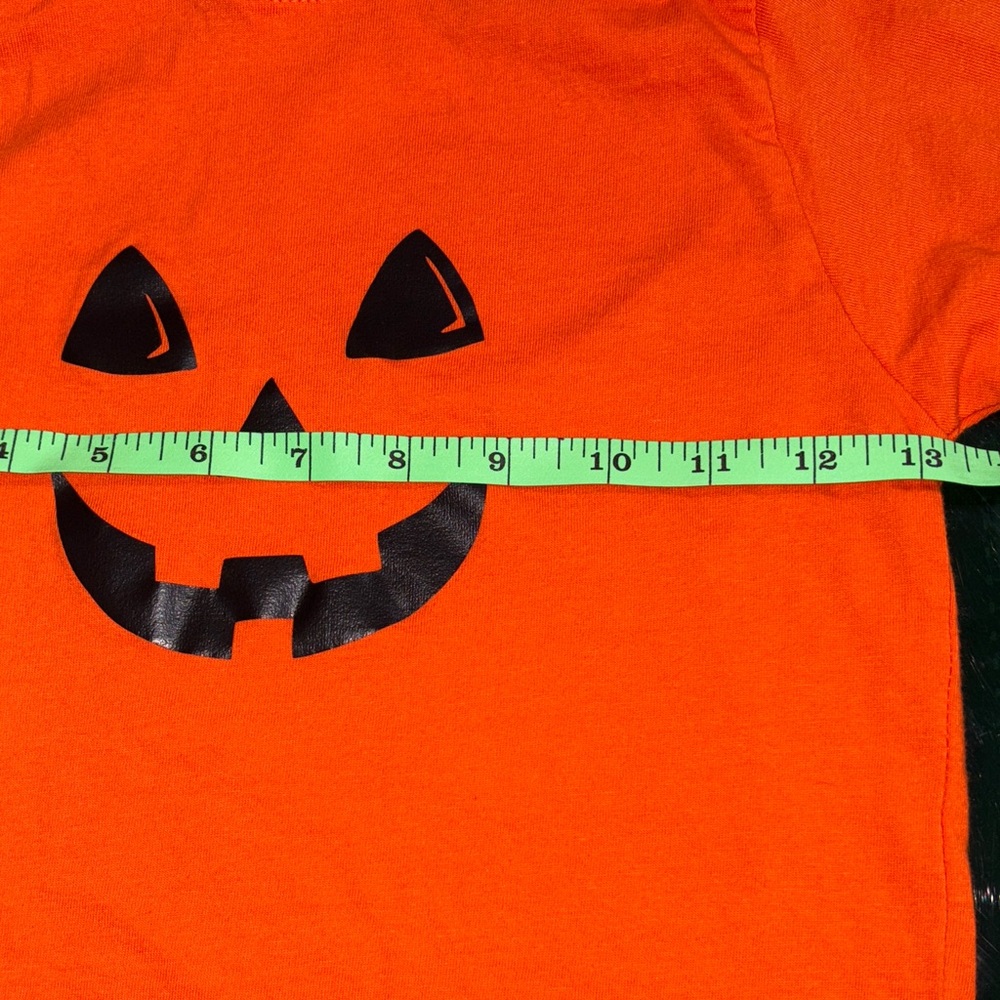 Rabbit Skins Orange Pumpkin T-Shirt Fall Kids Tee Size 5/6 - Picture 5 of 7